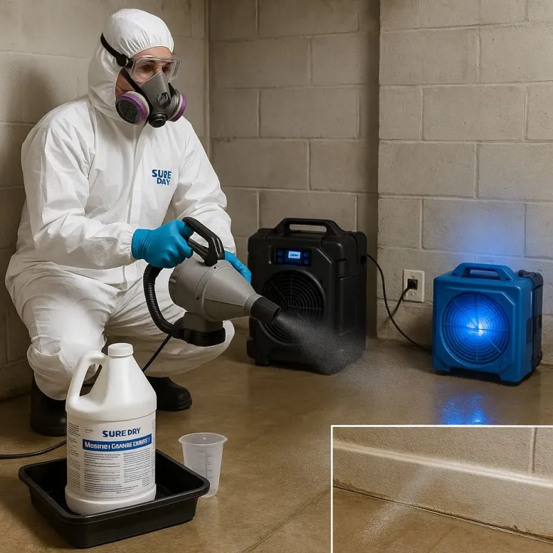Sanitization and Odor Removal process in Center Point, IA