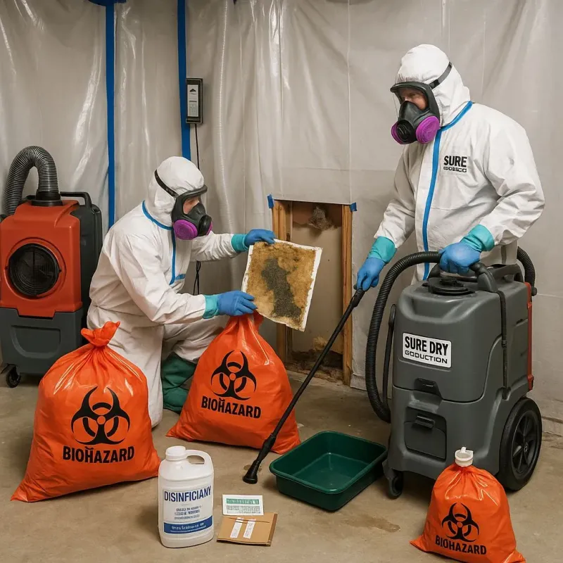 Contaminated Water Handling Protocols process in Center Point, IA